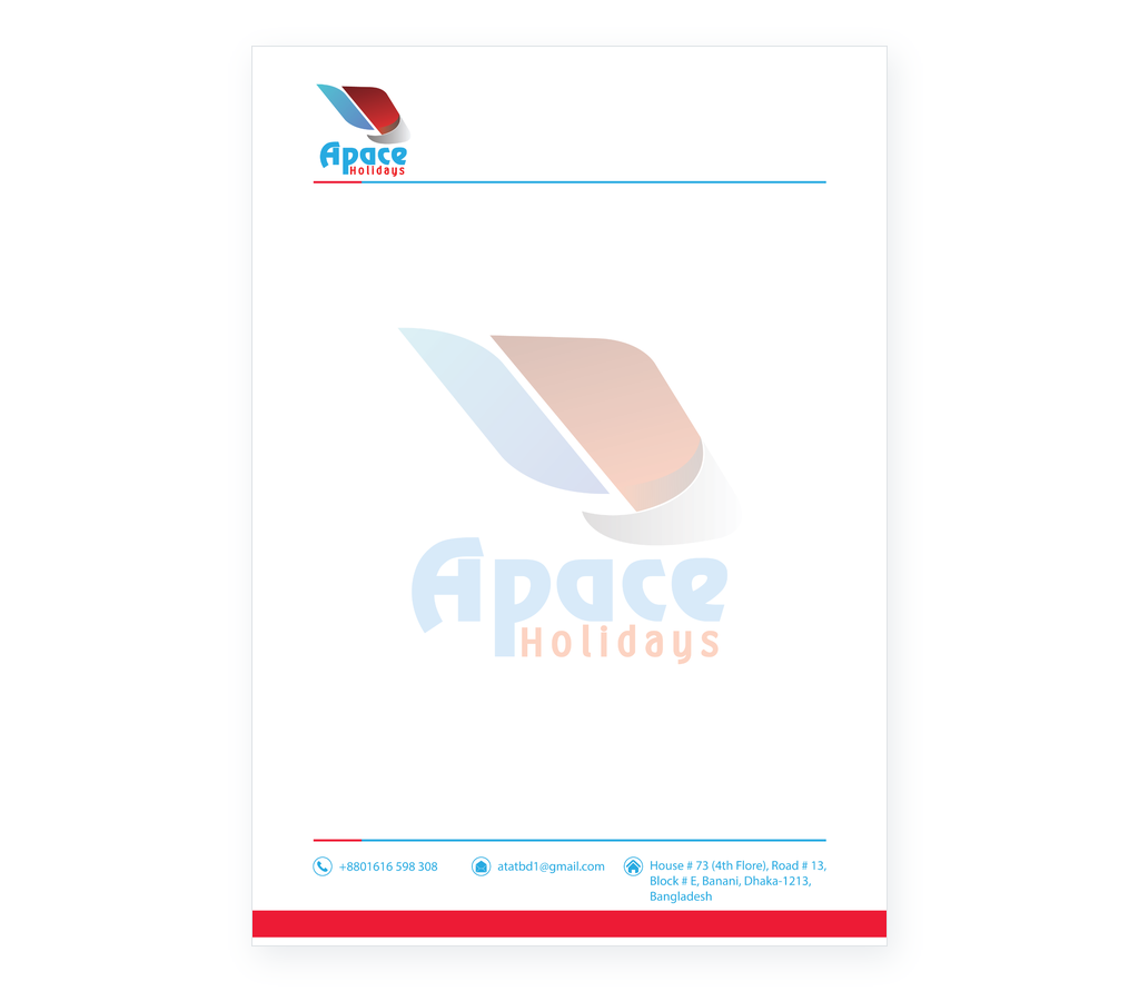 Letterhead Pad – Apace01