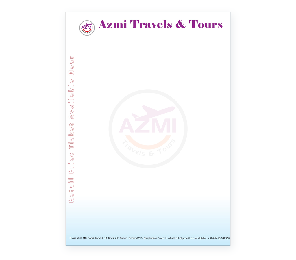 Letterhead Pad – Azmi