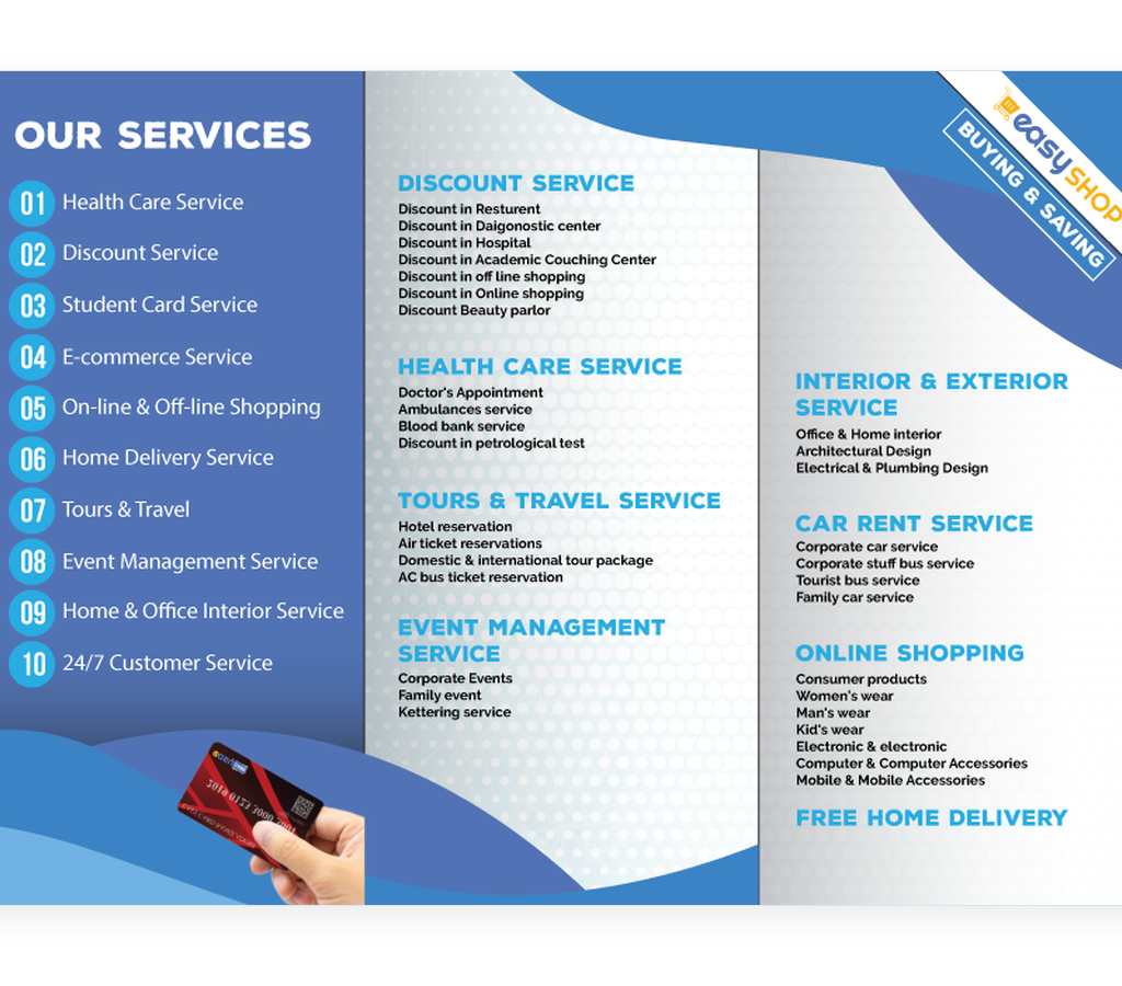 leaflet Design – Back