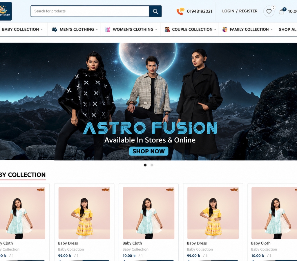 E-commerce – Babydream