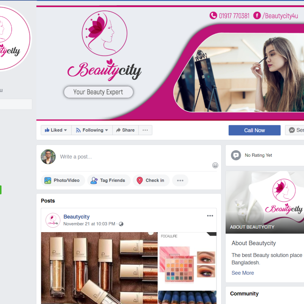 FB Setup – Beautycity