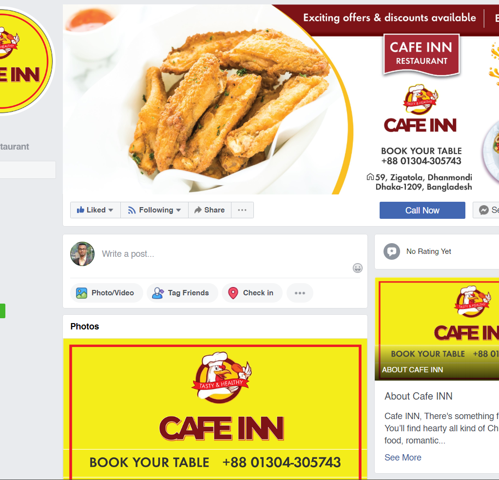 FB Setup – CafeiINN