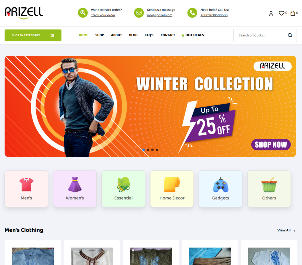 E-commerce – Prizell