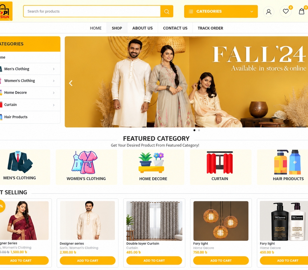 E-commerce – TopDesign